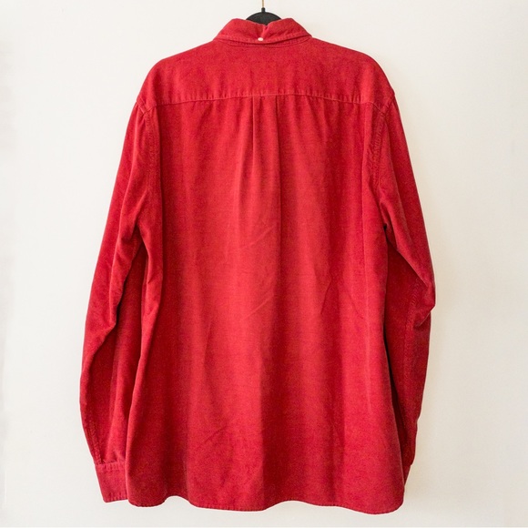 Brooks Brothers | Red Corduroy Button Down Shirt - Picture 5 of 5